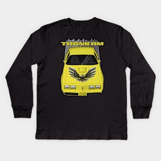 Firebird Trans Am 79-81 - yellow and black Kids Long Sleeve T-Shirt